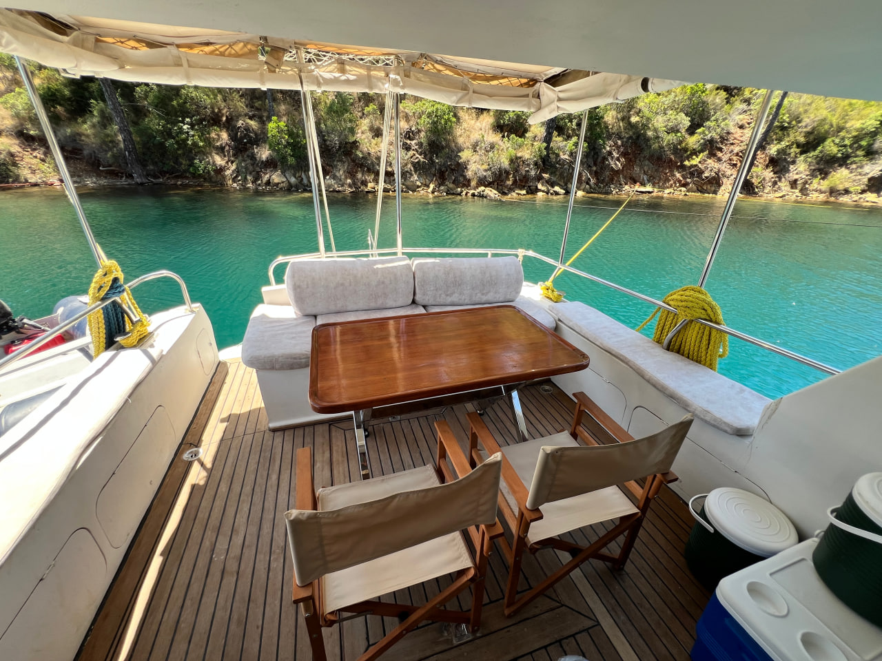 Fors Yacht lüks motoryat Göcek genel görünüm