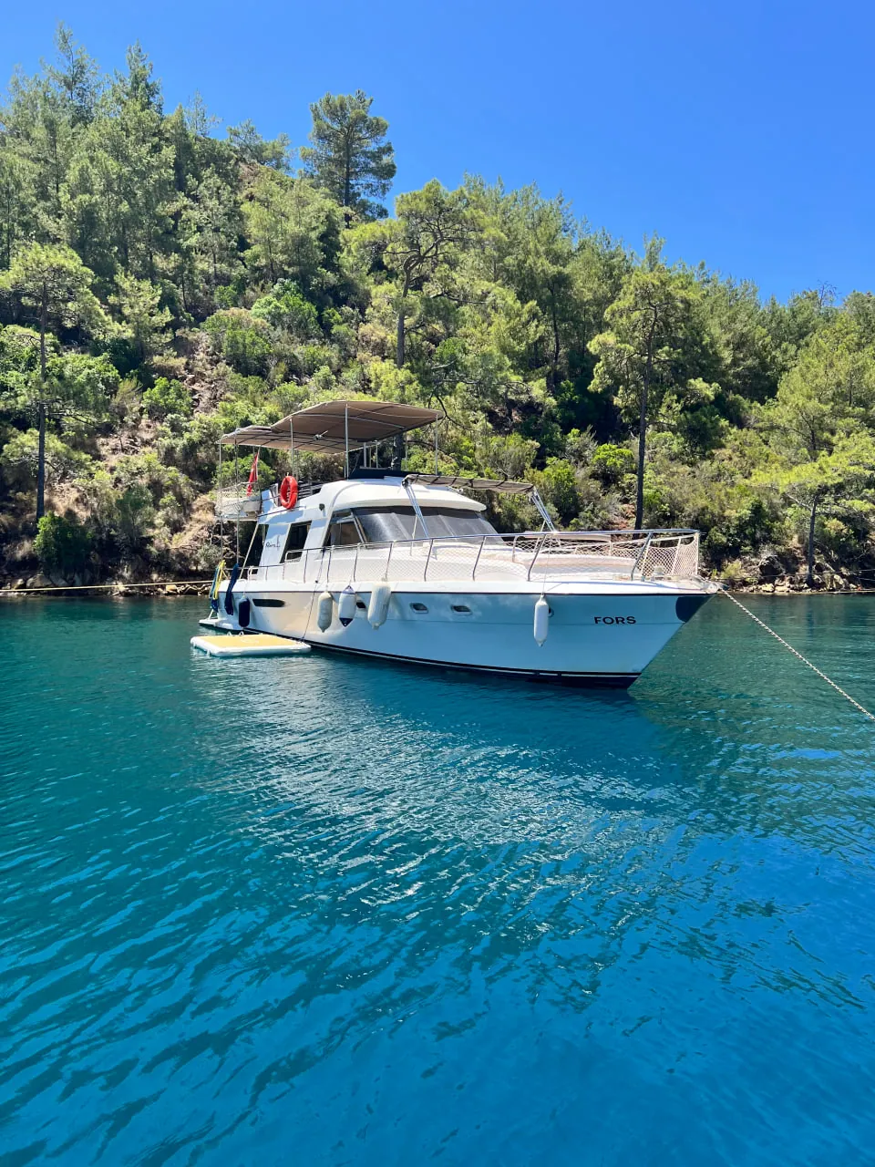 Fors Yacht Göcek dış çekim akşam üstü